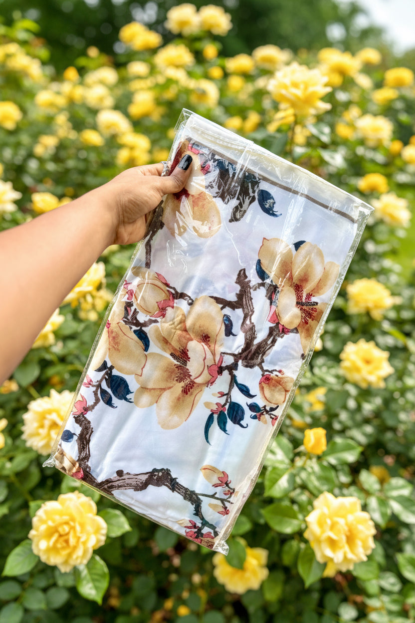 large 90x90 silk scarf