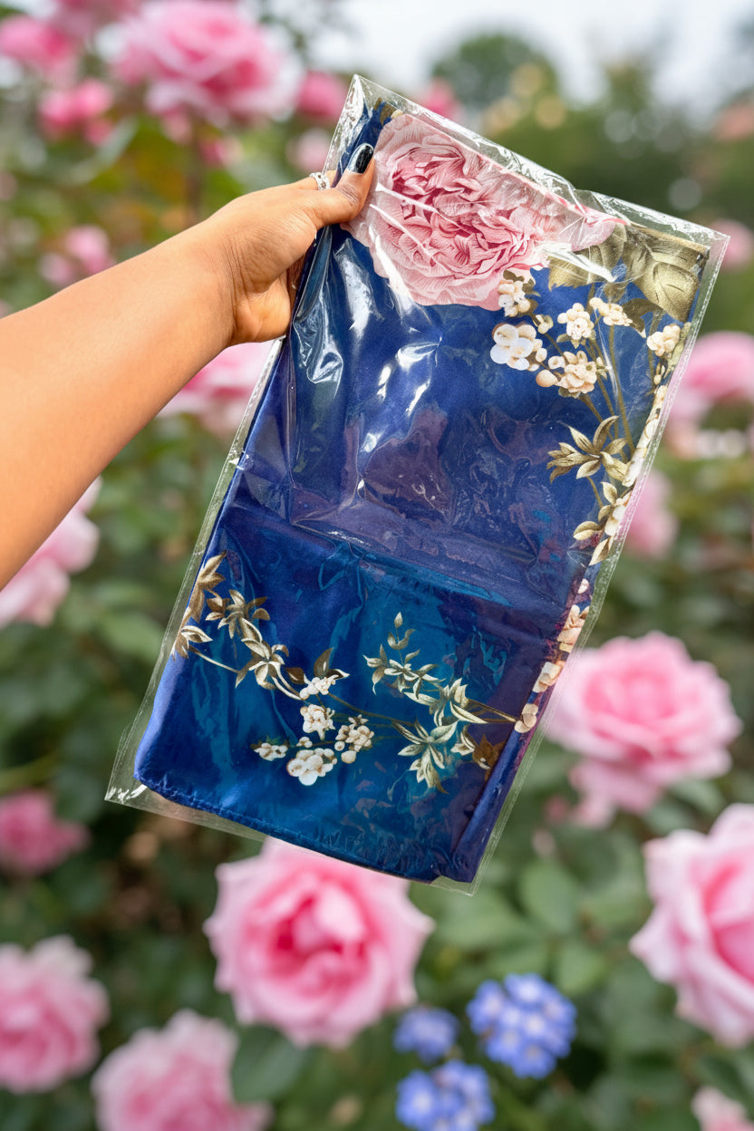 large 90x90 silk scarf
