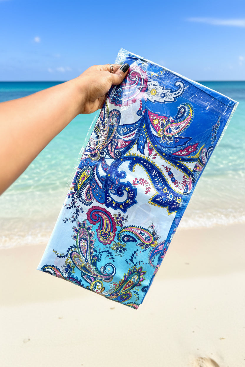 large 90x90 silk scarf