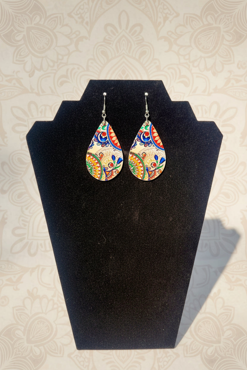 Colorful spiritual boho earrings (Copy)