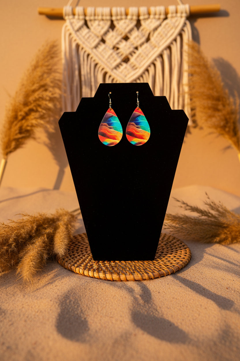 Colorful spiritual boho earrings (Copy)