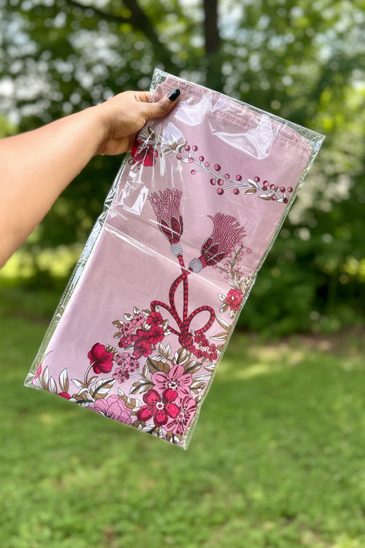 large 90x90 silk scarf