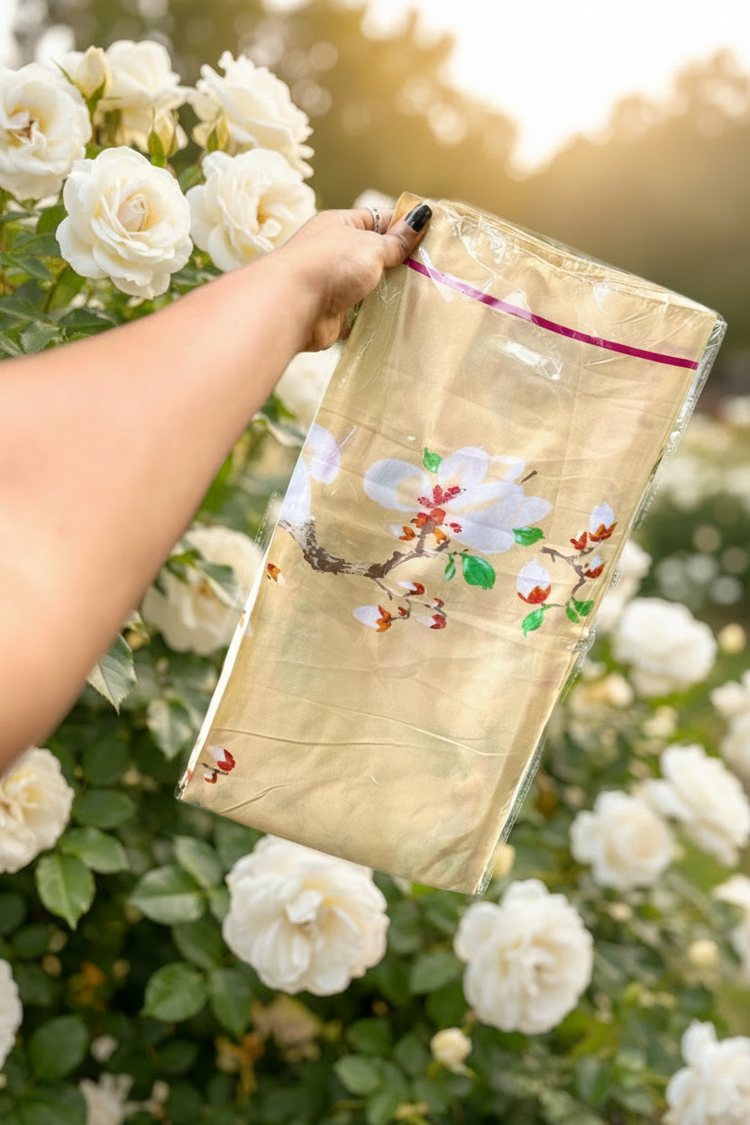 large 90x90 silk scarf