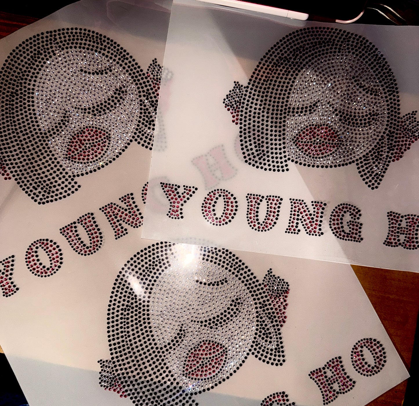 Young ho rhinestone sheets